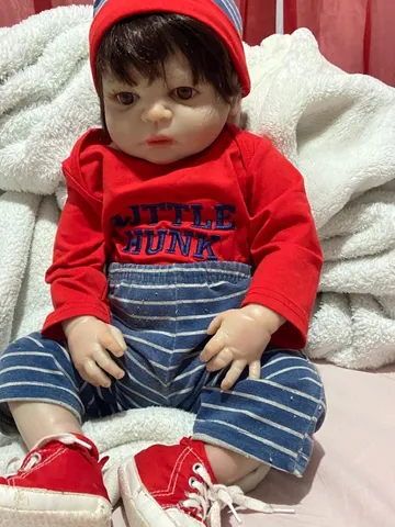 Bebê Reborn 100% Silicone Pode dar Banho A Mais Barata 16 Itens