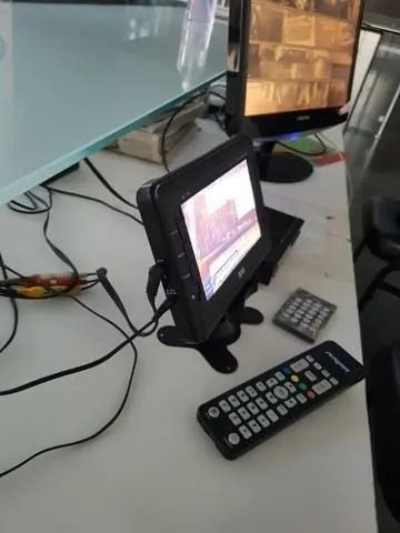 Tv de 7" de Led + conversor em Samambaia (Aceito cartão) - Foto 4