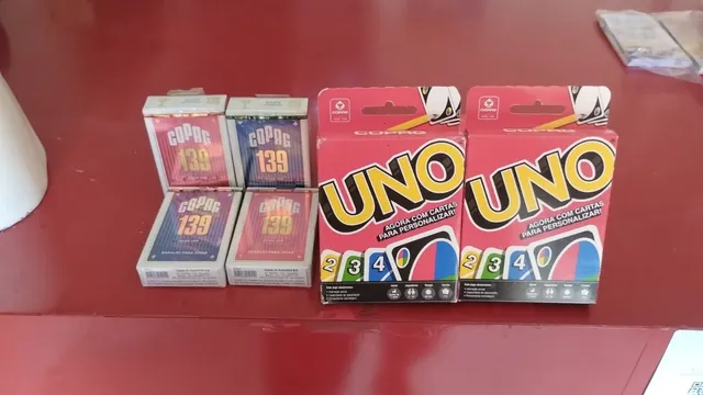 Jogo De Cartas Uno + Baralho Duplo Copag 1001