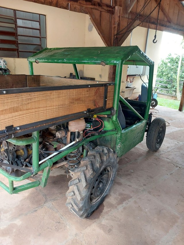 fui testar meu girico feito com chassi de fusca 