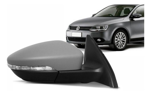 Par Retrovisor Volkswagen Jetta 2018 - Preto - Ficosa 