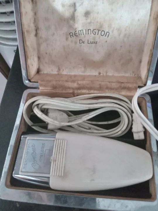 2 Antigos aparelhos de barbear, Remington e  Philishave , LEIA O ANÚNCIO - Foto 3