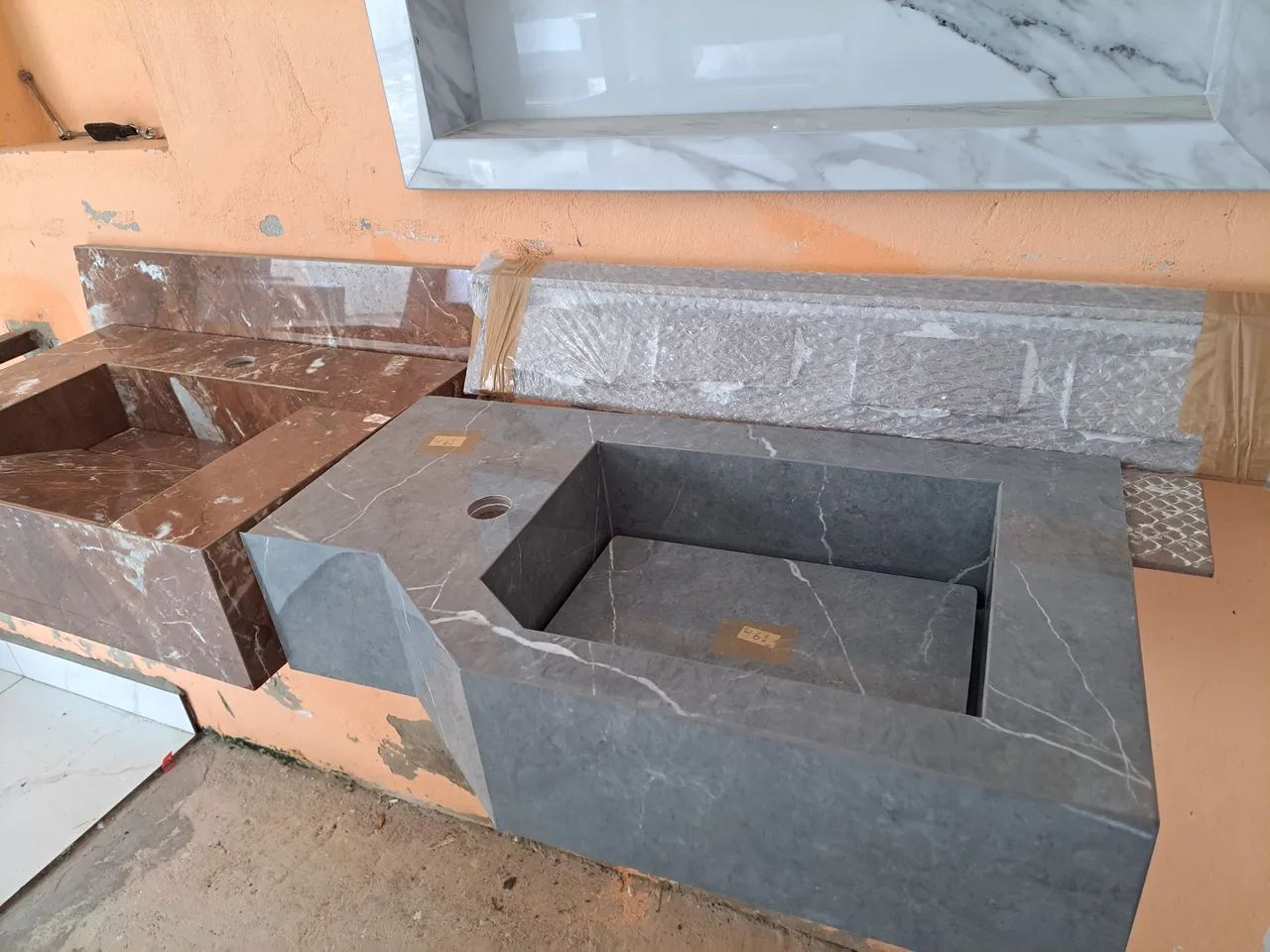 Pia de banheiro em porcelanato - Nova! - Foto 3