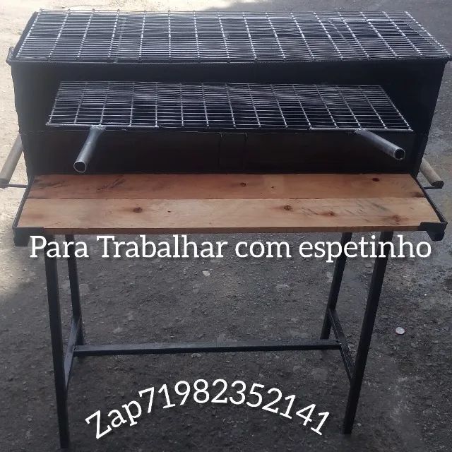 Churrasqueira Para vender frango assado galeto assado espetinho costela churrasquinhos  - Foto 4