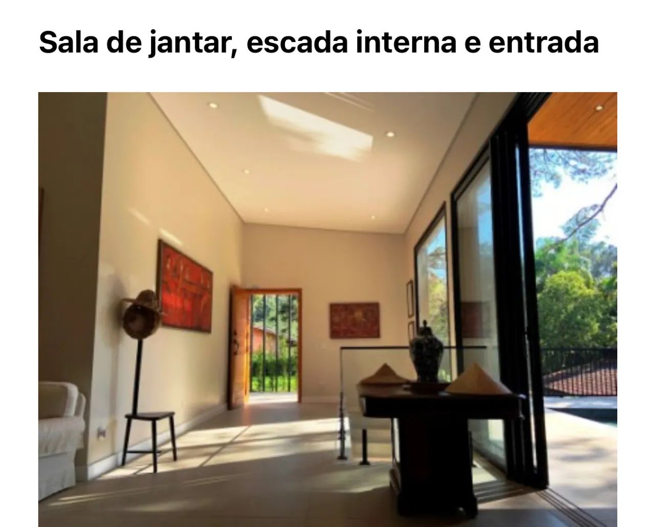 Magnifica casa em Condomínio fechado Atibaia 6 suítes piscina nova mobiliada. - Foto 3