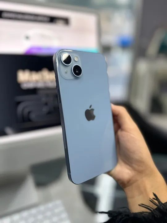 iPhone 14 Plus 128GB Cor azul (Seminovo impecável com garantia