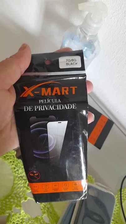 PELÍCULA DE PRIVACIDADE E CAPA DE IPHONE 7/8 - Foto 5