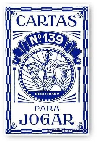 baralho copag 139 retrô azul - Foto 3