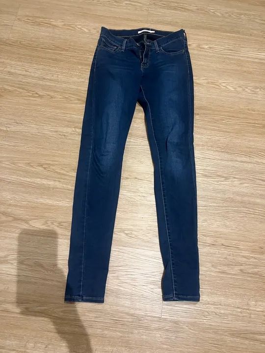 Calça Jeans Levi's Skinny - Azul Escuro 38 - Foto 3