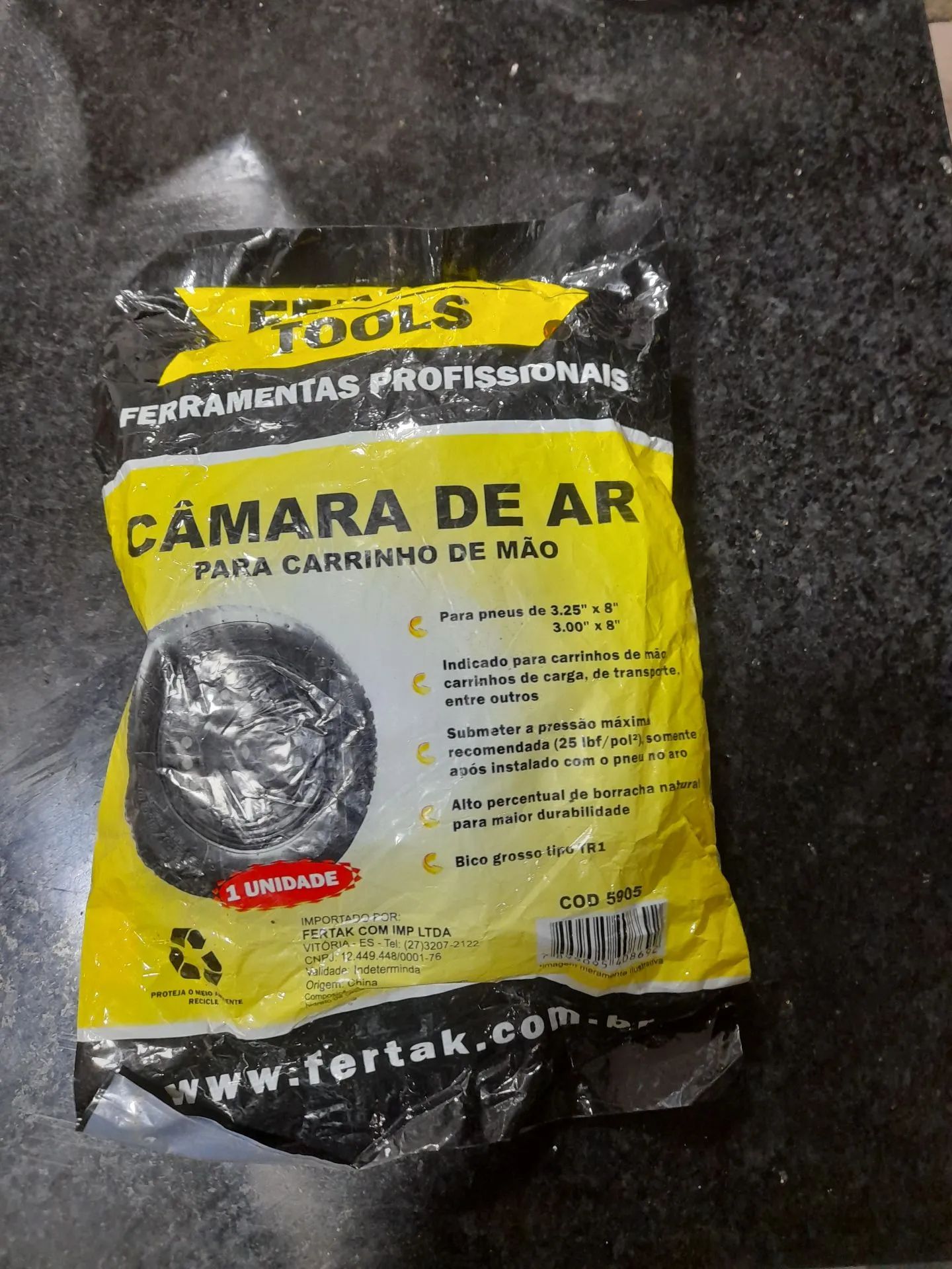 Câmera de ar de carrinho