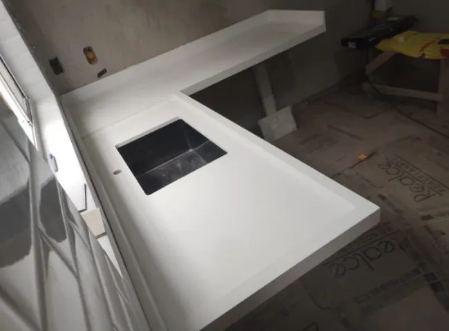 Cozinha Planejada / Lavatório - Quartzo Puro White - Foto 2