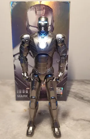 Iron man Mark 2 com Led original ZDtoys