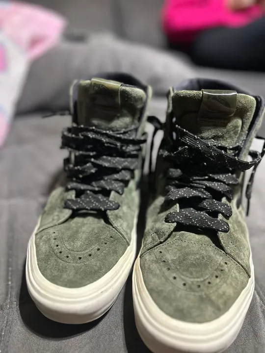 Tênis Vans Verde Militar 3M impermeável Edição limitada raro!