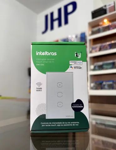Interruptor Inteligente Intelbras Smart Dimmer 1 Tecla Branco EWS1101 | Loja Curitiba - Foto 2