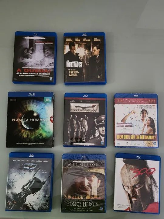 Vendo discos Bluray com quase nenhum uso (alguns ainda lacrados)