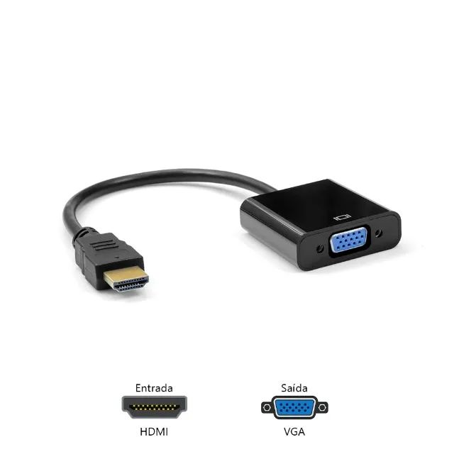 Cabo Adaptador HDMI/VGA - PlusCable - Foto 3