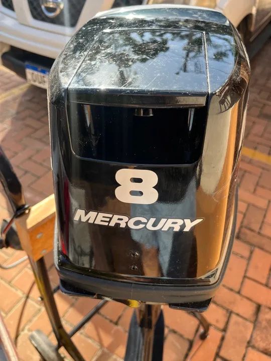 Vendo barco de fibra casco duplo completo  - Foto 5