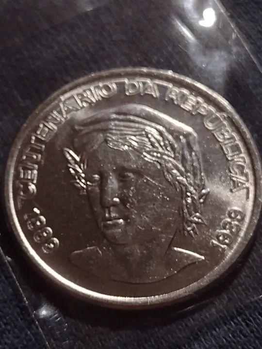 Moeda de 1 cruzado de 1989 - Foto 2