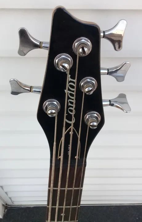 Baixo Condor Xb25a  - 5 cordas - ativo - Preto - todo original - Foto 3
