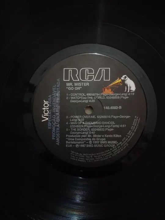 Vinil Mr. Mister - Go On... - Foto 4