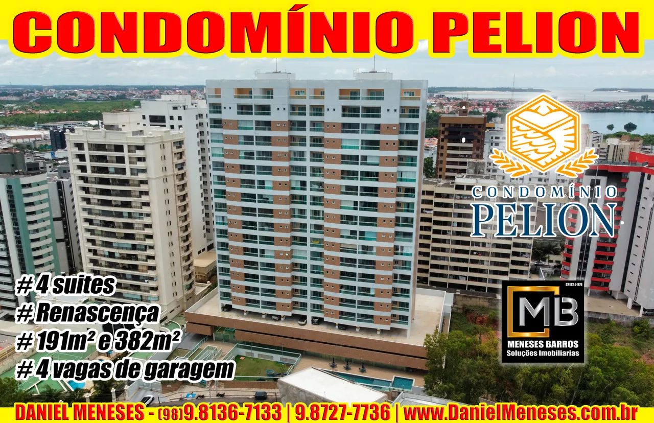 Condomínio Pelion | Jardim Renascença | 4 suítes | 4 Vagas de Garagem