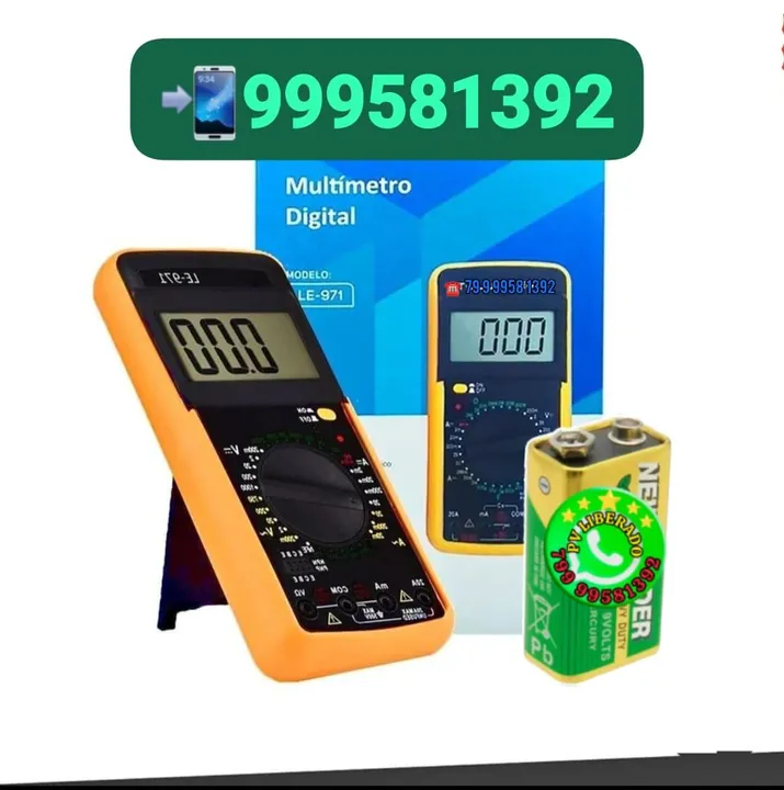Multímetro Digital LE-971/ , diodos
