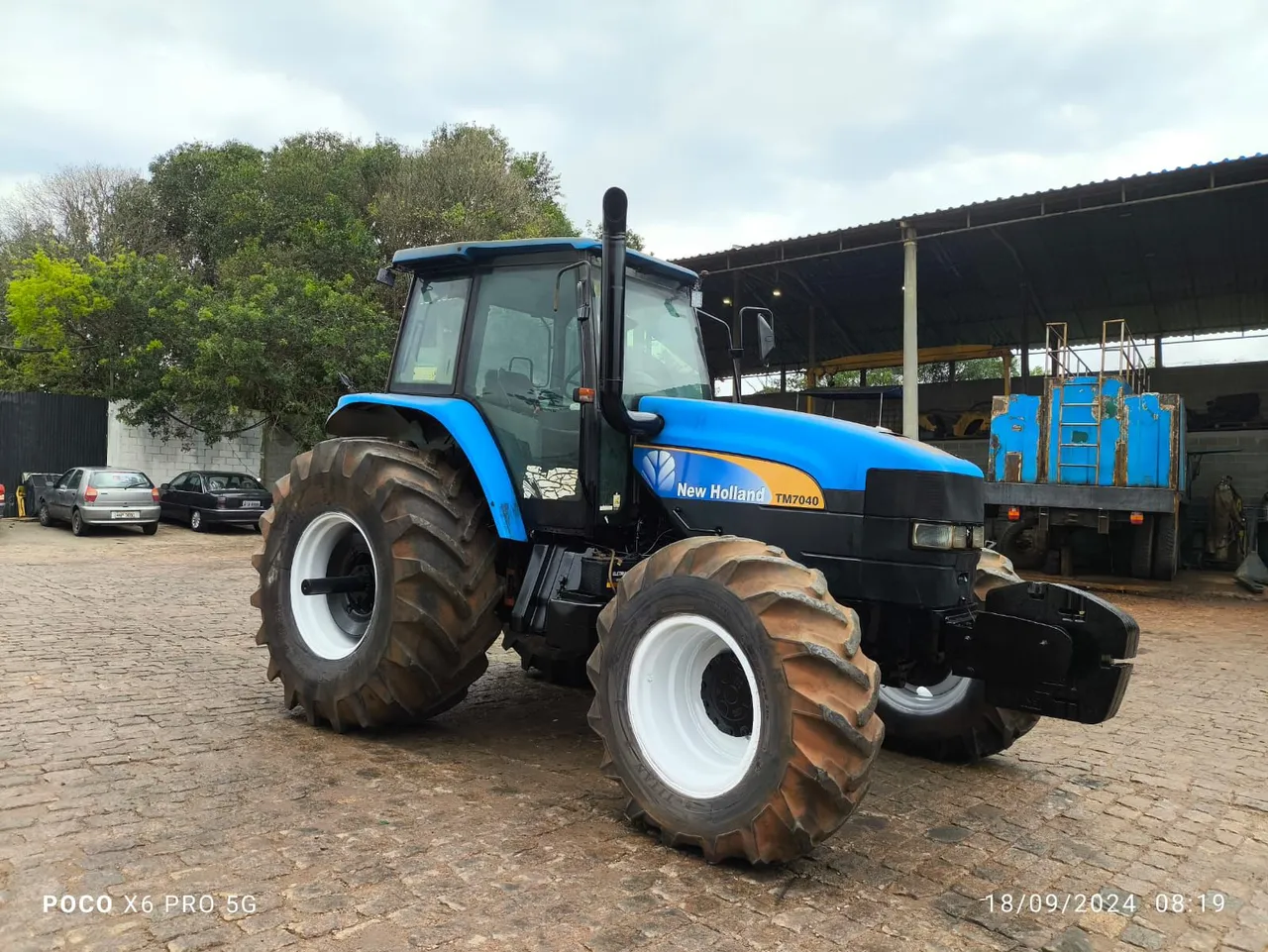 Trator New Holland TM7040 ano 2011