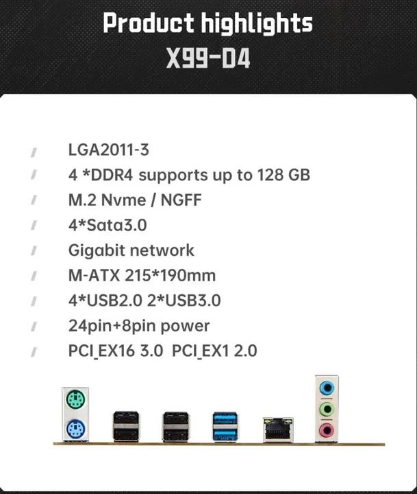 Placa Mae X99 LGA 2011-3 com Coler nos VRM - Foto 6