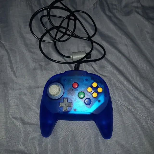 Controle Nintendo 64 Azul - Modelo Game Cube