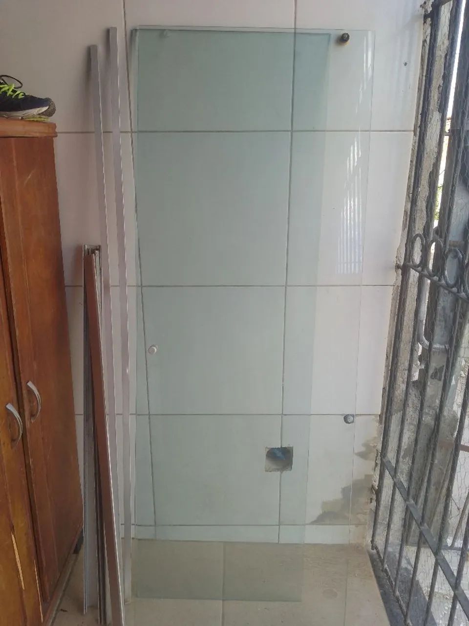 Box de vidro completo para banheiro 120x180