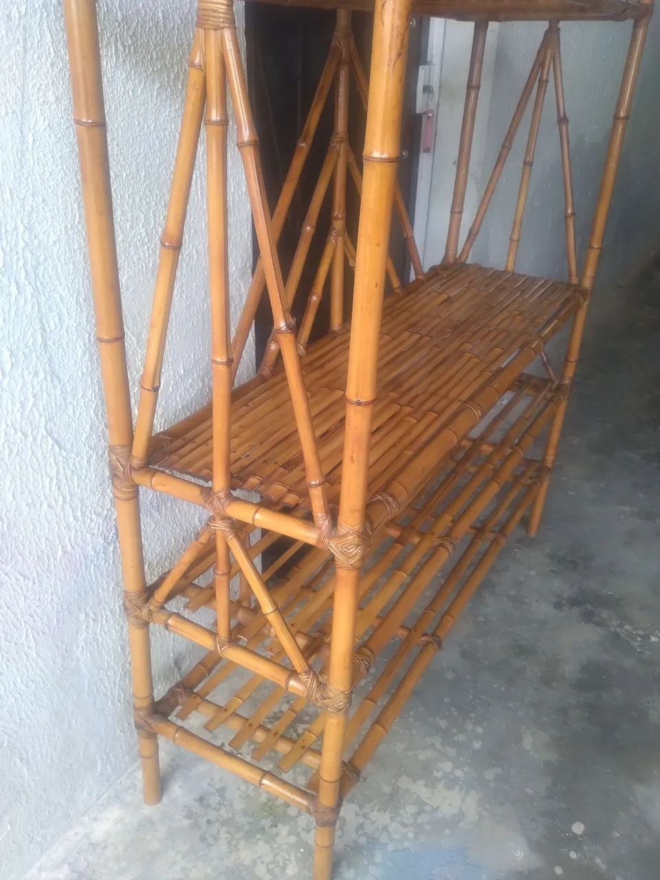 Estante de bambu rustico 64850627990018123