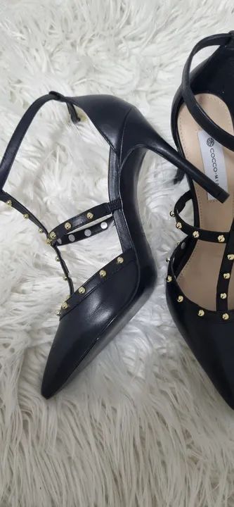Scarpin preto coco miami  - Foto 4
