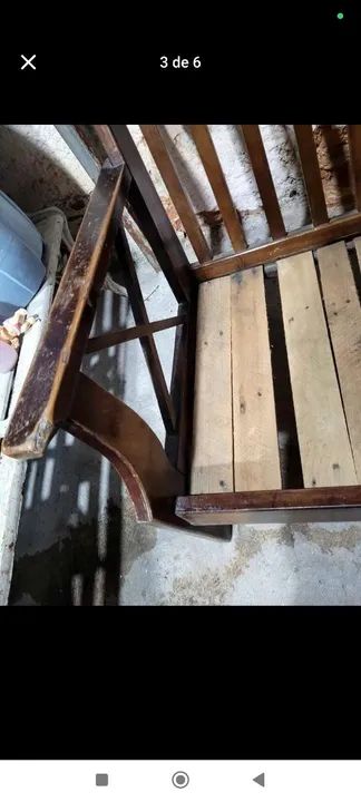 Banco de madeira estilo rústico - Foto 4