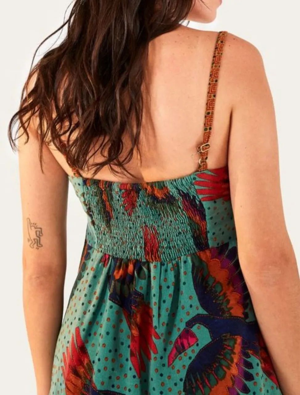 Vestido farm reavoada Rain bow - Foto 2