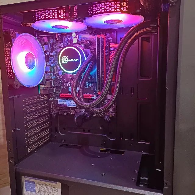 PC Gamer Ryzen 7 5700G c/ Water Cooler, 16Gb Mem, SSD Nmve c/ 1 ano de Garantia em até 12x - Foto 2