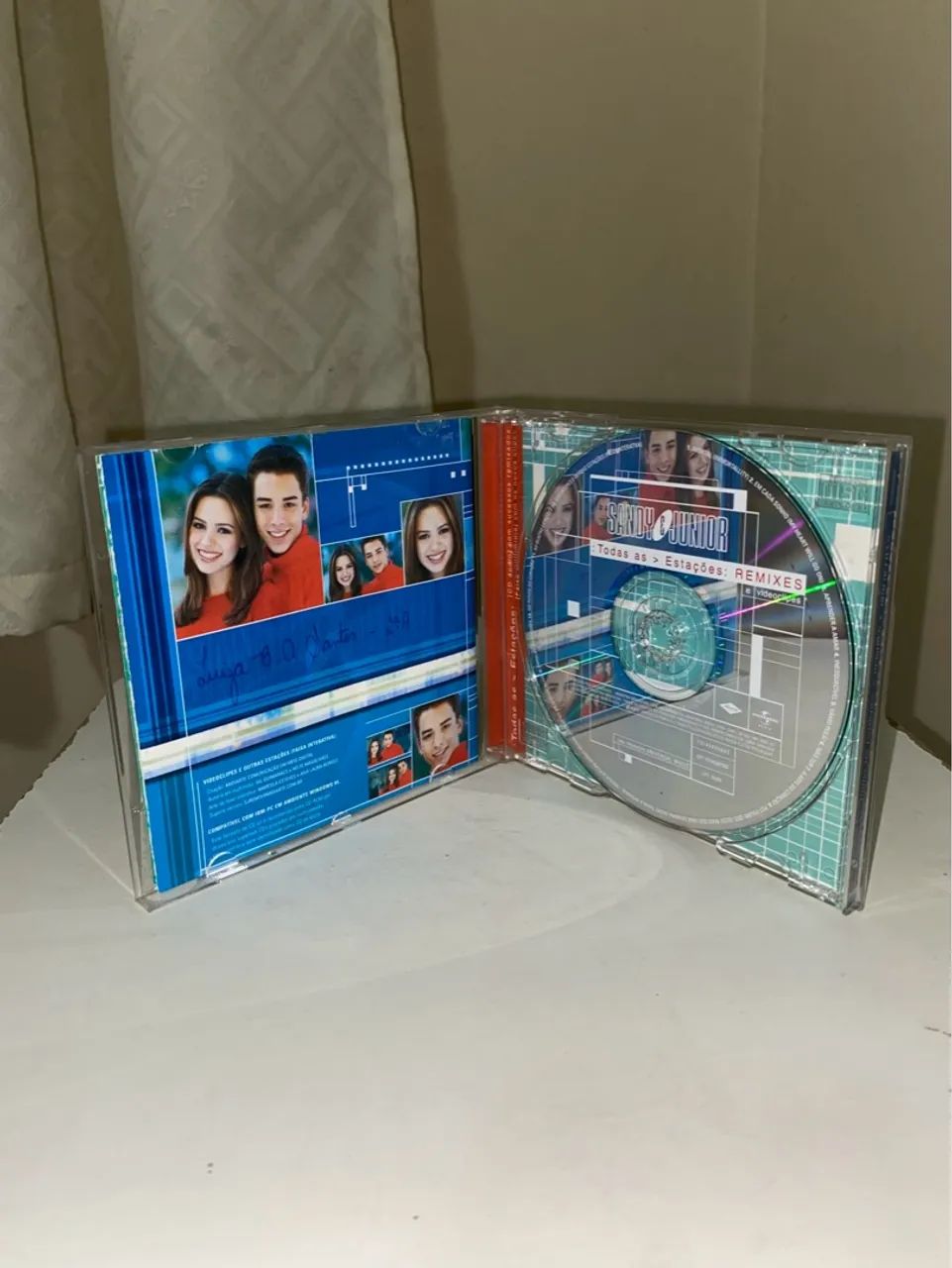 CD Sandy e Júnior - Todas As Estações Remixes e Videoclipes - Foto 3