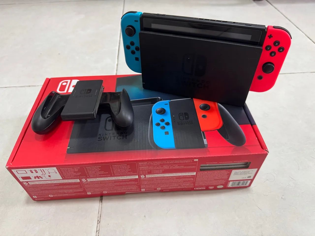 Nintendo Switch v2 com case e pelicula  - Foto 5
