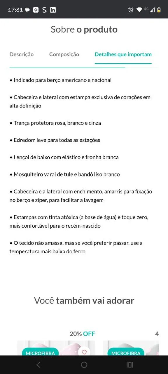 Kit Berço, Grão de gente  - Foto 3