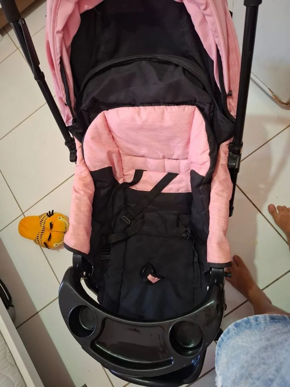 Carrinho de bebê+ bebê conforto  - Foto 2