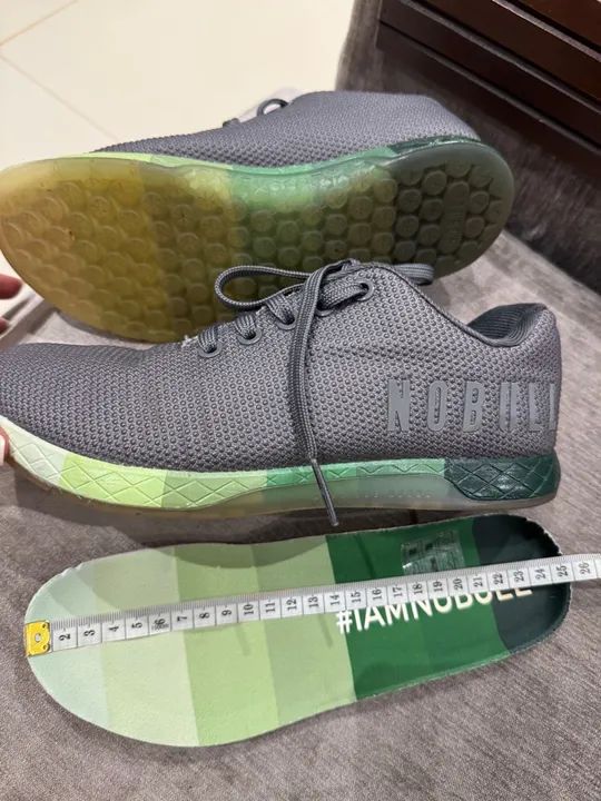 Tênis Nobull unisex- cinza- Tamanho US 7,5 Brasil 36,5 - Foto 5