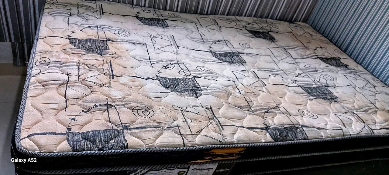 Cama Box Ortobom, Casal, usada.