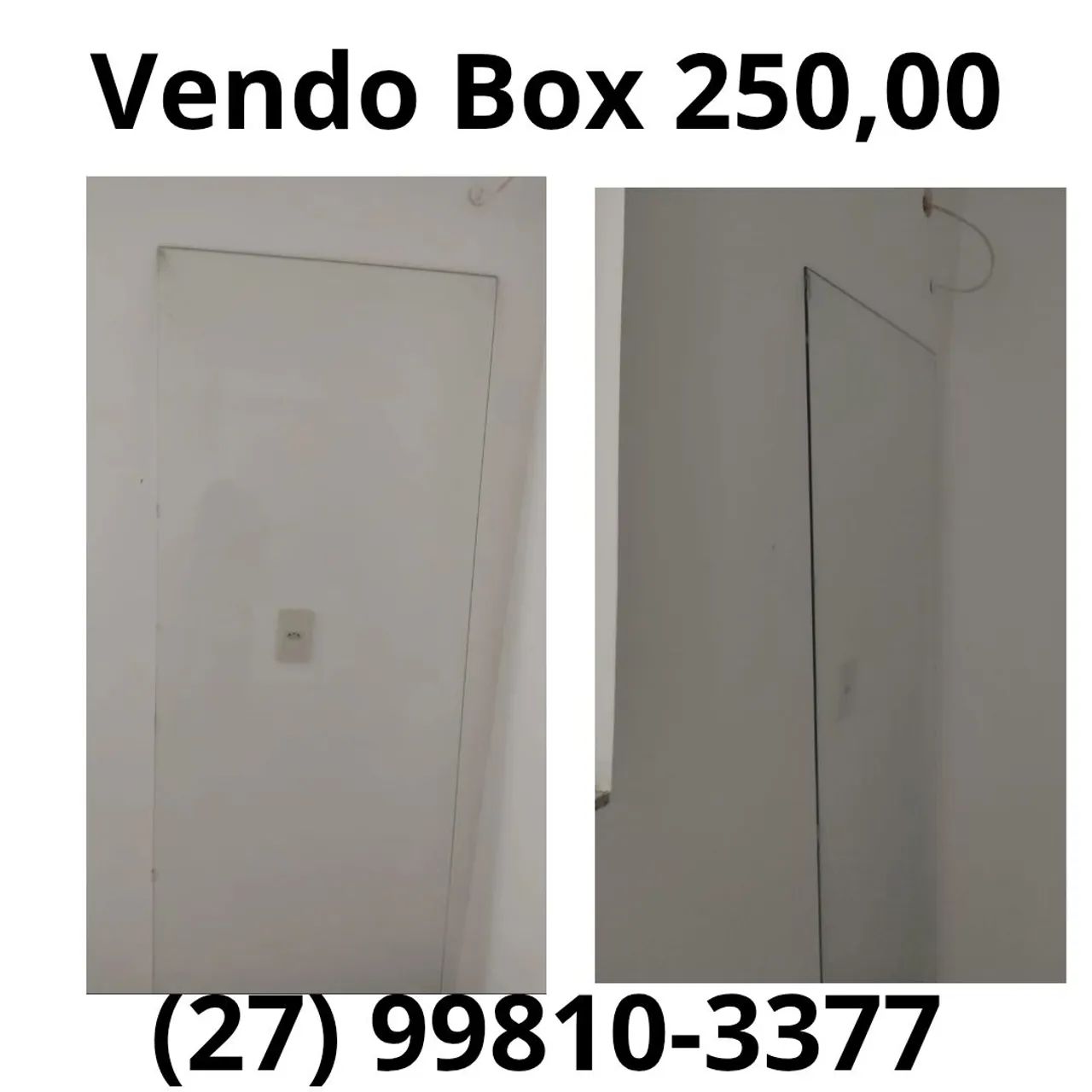 Vendo lindo box para banheiro de uma folha 