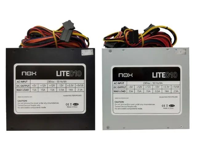 Fonte De Alimentação Para Computador Desktop Atx Nox Lite010 500w 220v Nova