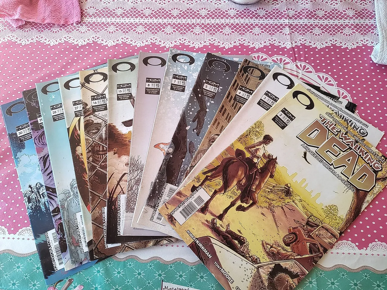 Lote de Revistas HQ The Walking Dead