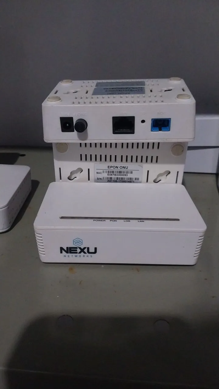 10 ONU EPON NEXUS com fonte De Energia