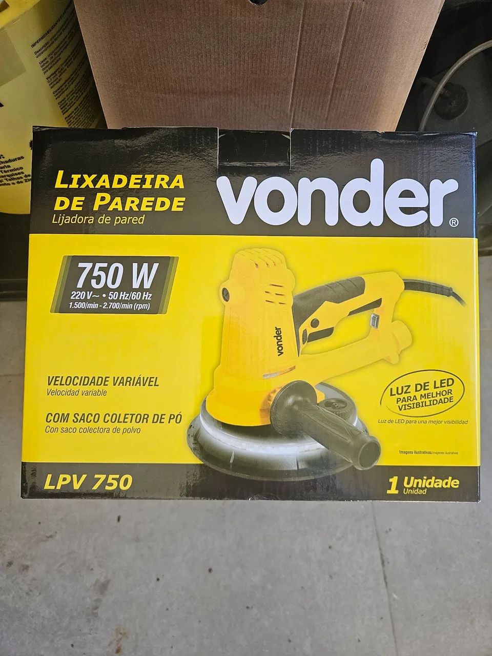 Lixadeira de Parede Vonder LPV 750 - 750W