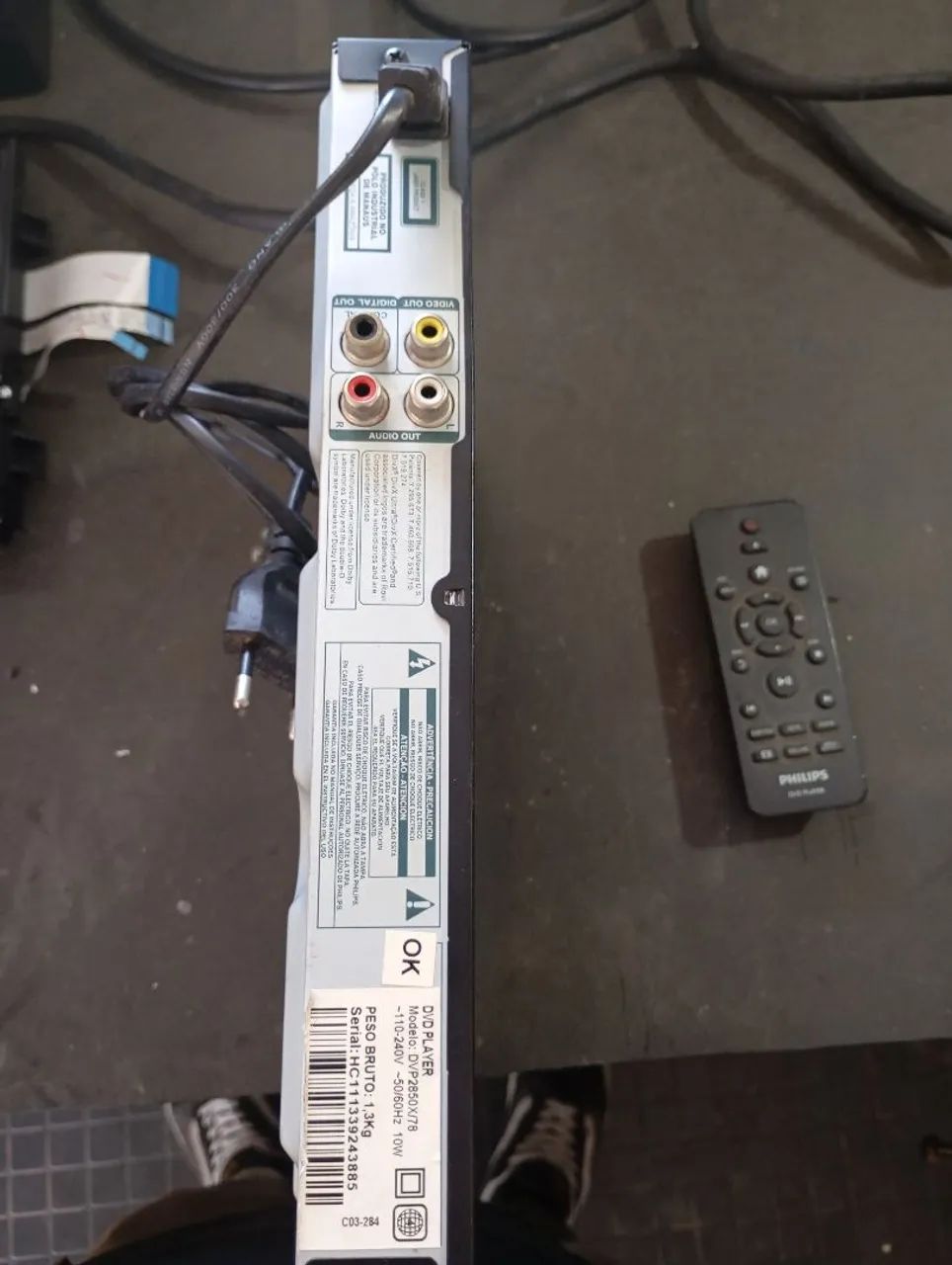 DVD Player Philips com Controle Remoto - Foto 5