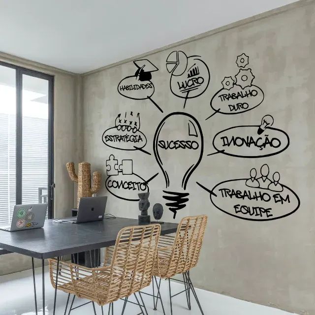 Adesivos recortados para seu negócio e ambiente - Foto 5