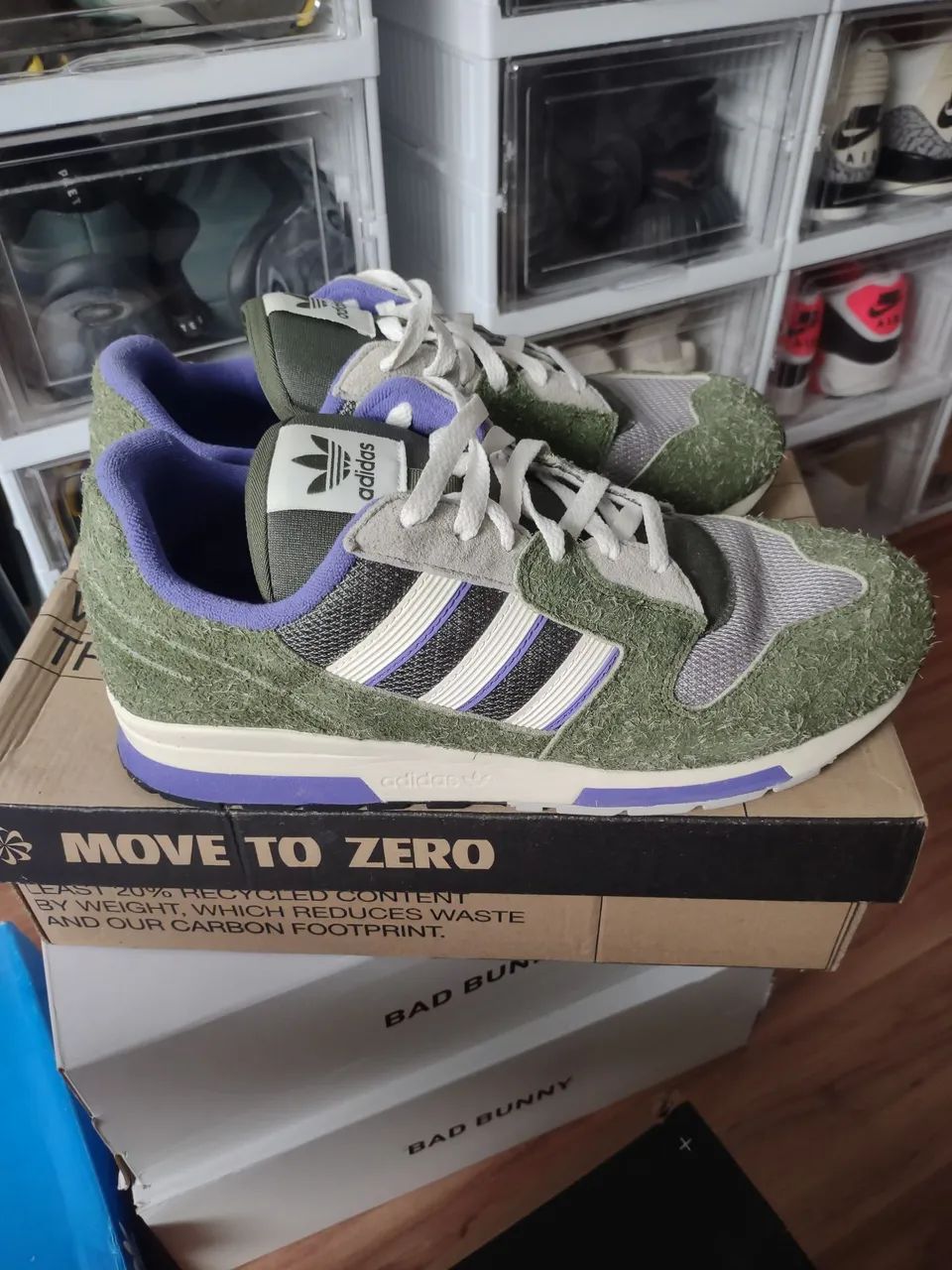 ☆４ｆ☆ Compre Adidas Tênis ZX 750 Preto Azul Vermelho Masculino Core