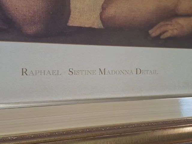 Quadro anjos Raphael Sistine - Foto 2
